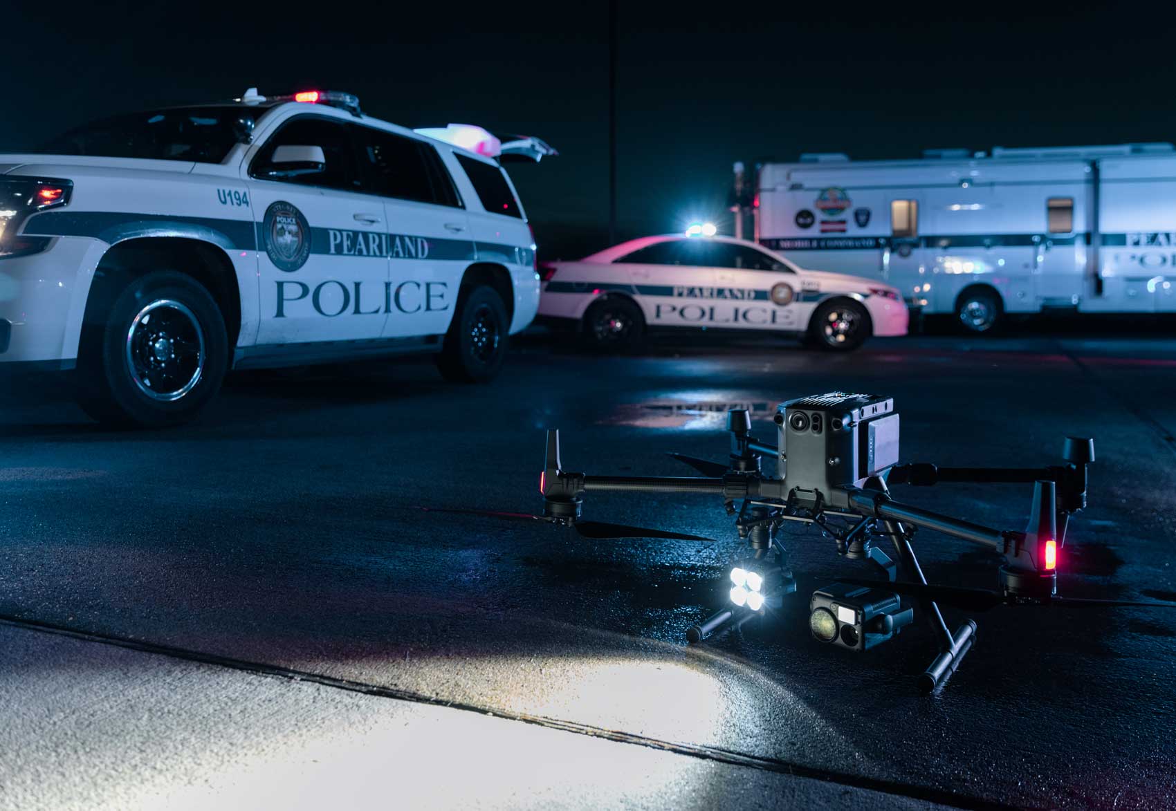 ¿Para qué utiliza los drones la policía?