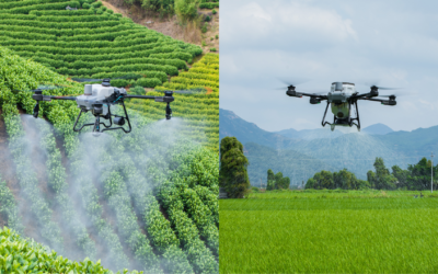 Diferencias entre los drones de DJI Agriculture: T5O y T25.